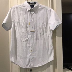 Mens short sleeve button down shirt